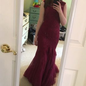 Red prom dress